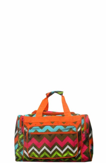 Printed Duffle Bag-MGR417/ORANGE